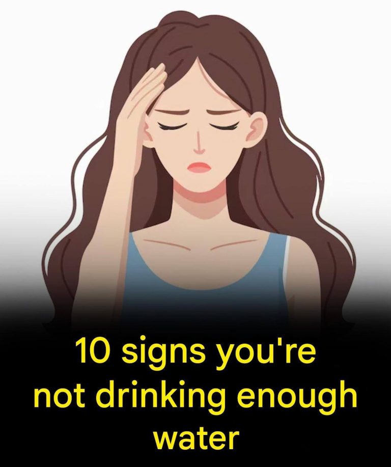 10 signs you’re not drinking enough water