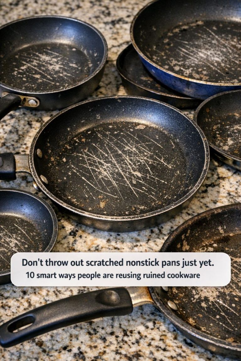 Don’t throw out scratched nonstick pans just yet. 10 smart ways people are reusing ruined cookware