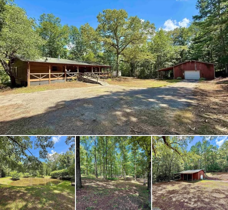 Cabin-Style Home on 3.5 Acres with Pond in Pell City, Alabama