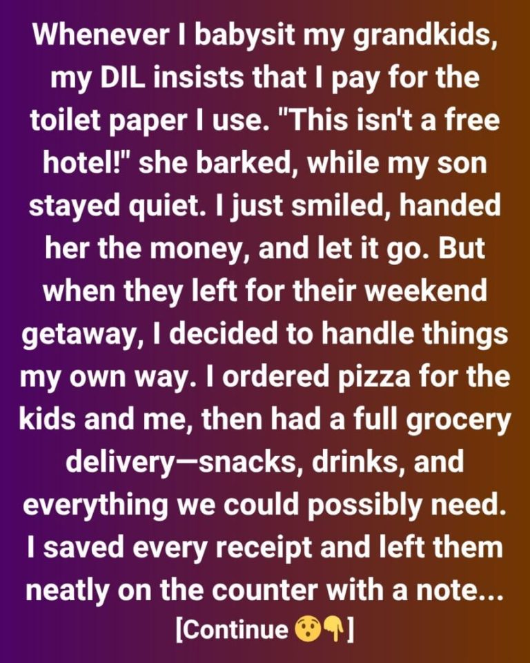 “She Charged Me for Toilet Paper—So I Showed Her the Real Cost of ‘Not Being a Freeloader’”