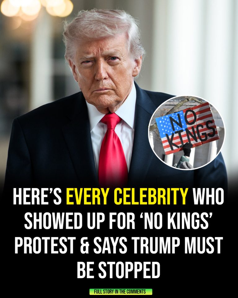 Here’s every celebrity who showed up for the ‘No Kings’ protest