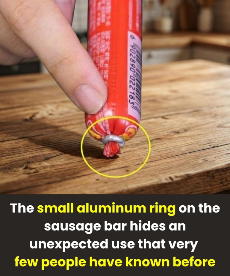 The small aluminum ring on the sausage bar hides an unexpected use that very few people have known before