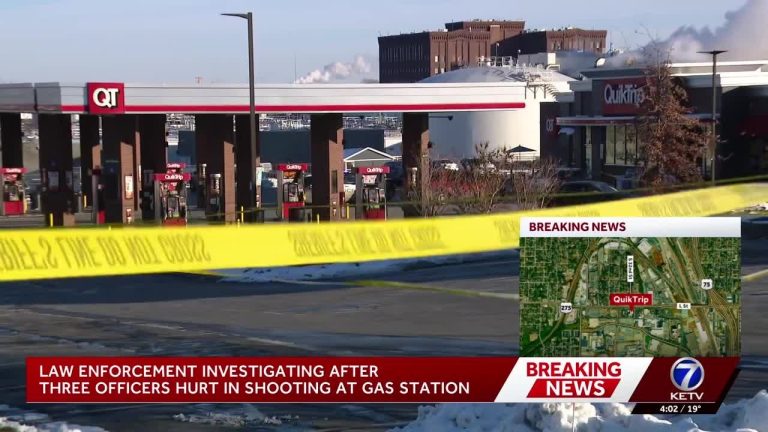 BREAKING: 3 police officers shot at gas station while they were hav…See more