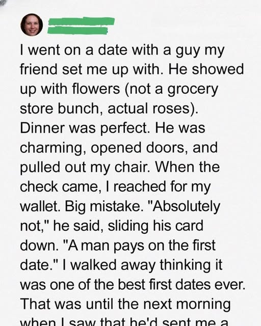 THE MAN WHO SENT AN INVOICE FOR LOVE