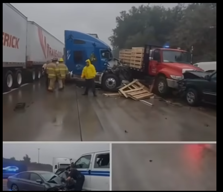 Rainy Weather and Heavy Traffic Contribute to Major Highway Disruption
