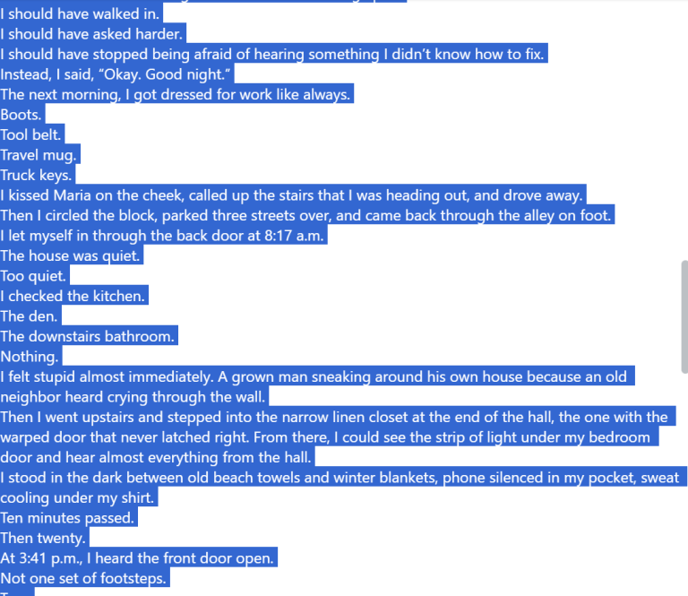 Part1: Not because it was funny.