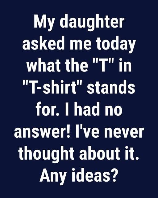 Why Do We Call Them T-shirts?